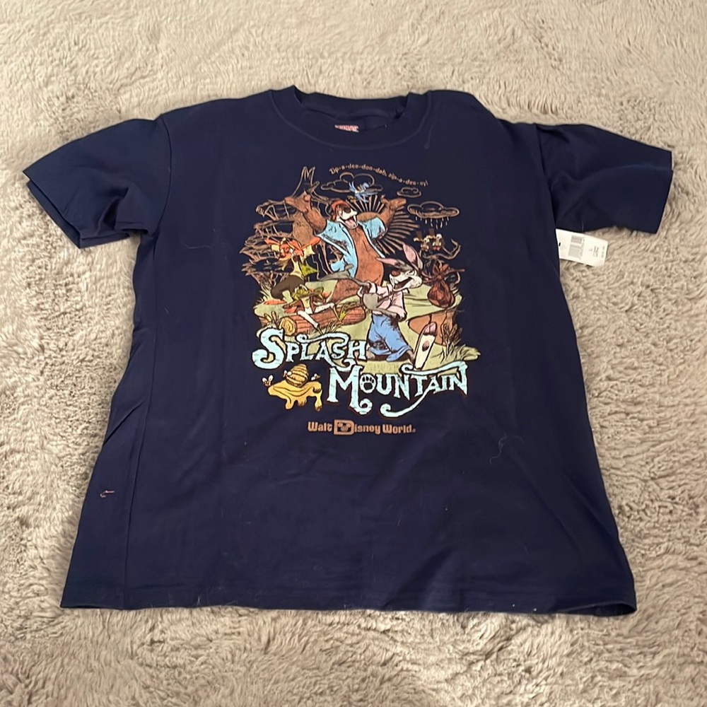 Disney Splash Mountain T shirt L Youth S womens